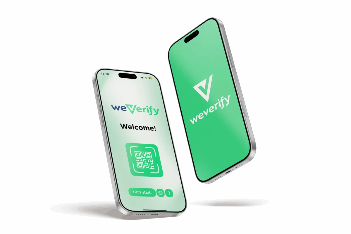 WeVerify Identity Wallet app on iPhone